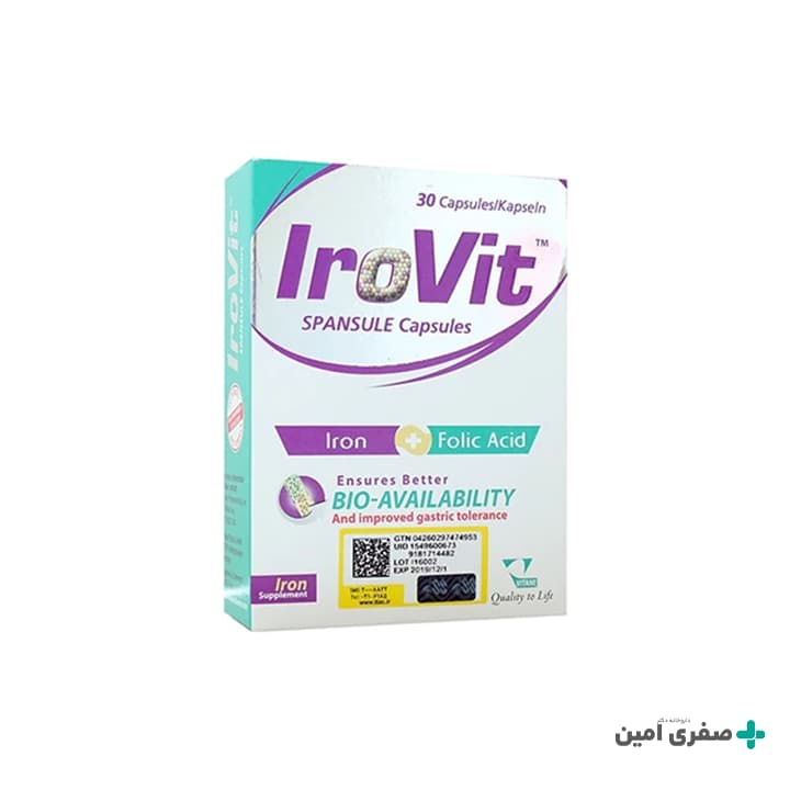 کپسول آیرویت ویتان 30 عددی — تصویر ۴