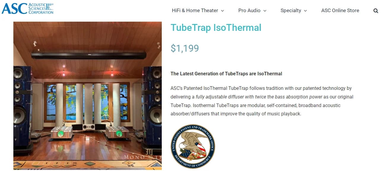 Tube Trap | جاذب بیس حرفه‌ای — تصویر ۲