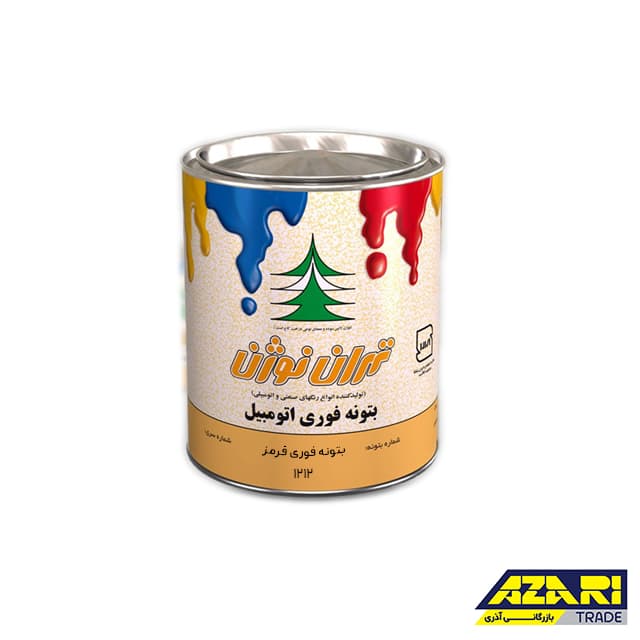 بتونه فوری قرمز اتومبیلی نوژن کد 1212