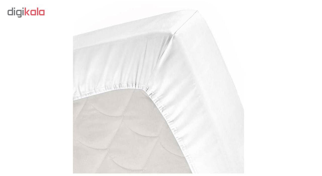سرویس ملحفه غزال مدل White supreme یک نفره 120 دو تکه — تصویر ۳