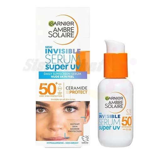 سرم ضد آفتاب و محافظ صورت گارنیر Garnier Ambre Solaire Invisibl Spf50