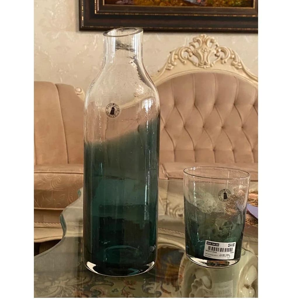 بطری شیشه ای ایکیا مدل KASEBERGA — تصویر ۴