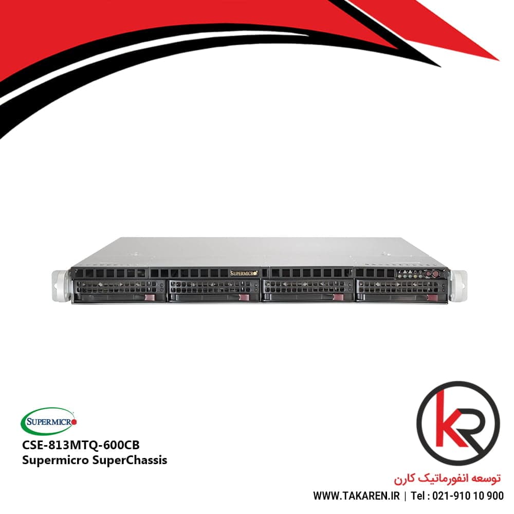 کیس سرور سوپرمیکرو Supermicro CSE-813MTQ-600CB