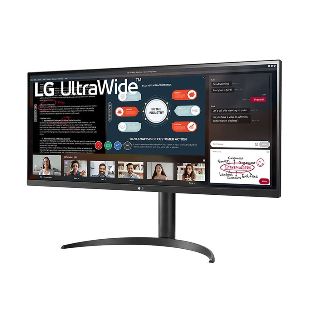 مانیتور 34 اینچ ال جی مدل 34WP550-B — تصویر ۹