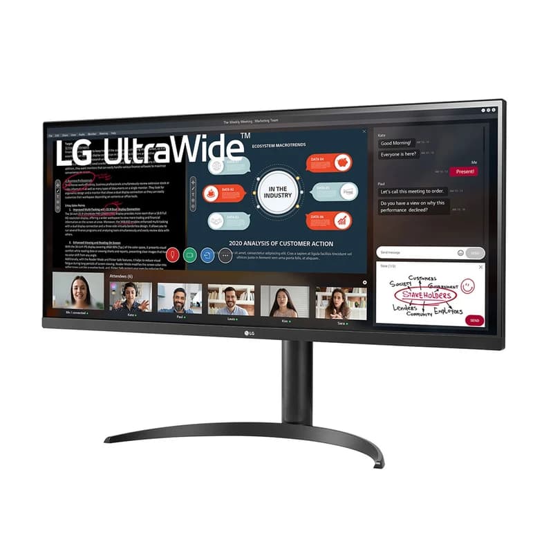 مانیتور 34 اینچ ال جی مدل 34WP550-B — تصویر ۶