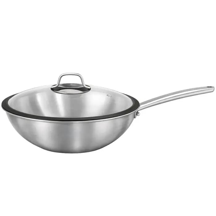 تابه ووک سایز 28 استیل MGS مدل 3134 کف لیزری نچسب