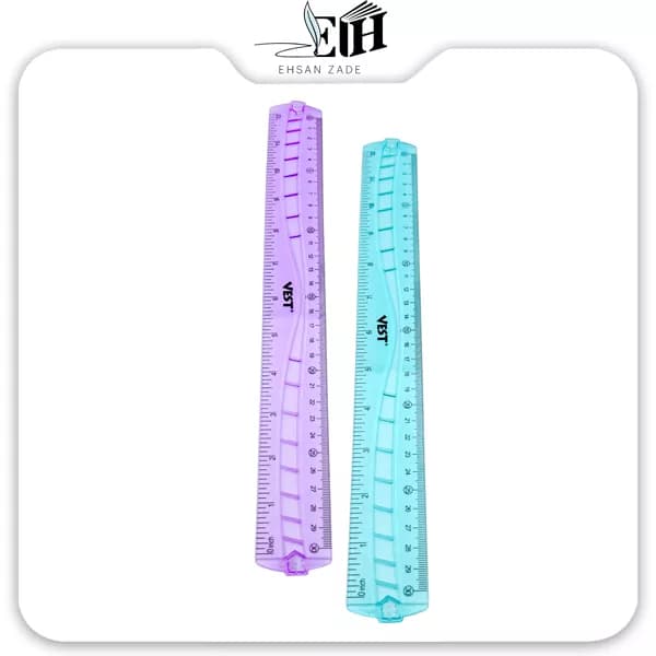 خط کش 30 سانت ژله ای کد 6269- 9269 وست — تصویر ۳