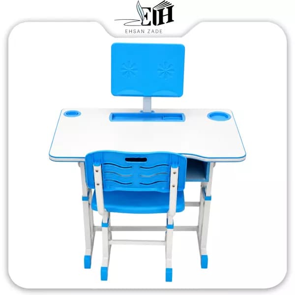 میز و صندلی پلاستیکی اعلا کتابیار دار کد k 10 — تصویر ۴
