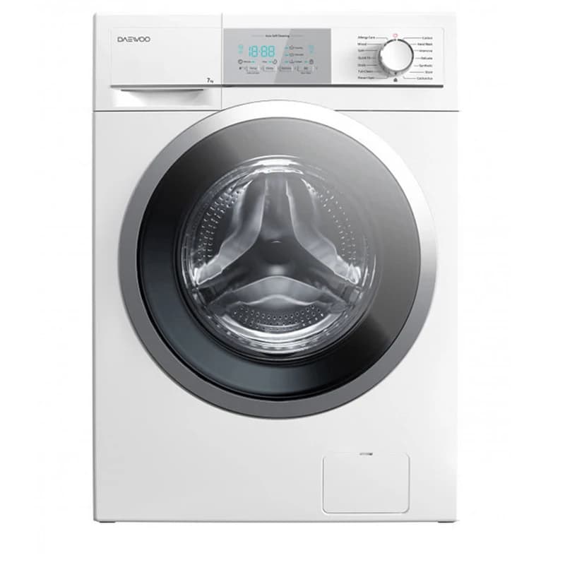 ماشین لباسشویی دوو 7 کیلویی مدل LM-720W | شستشوی قدرتمند و بی‌صدا
