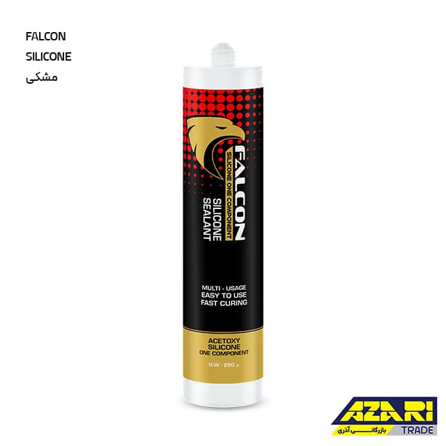 چسب سیلیکون فالکون FALCON مدل مشکی 250 گرم