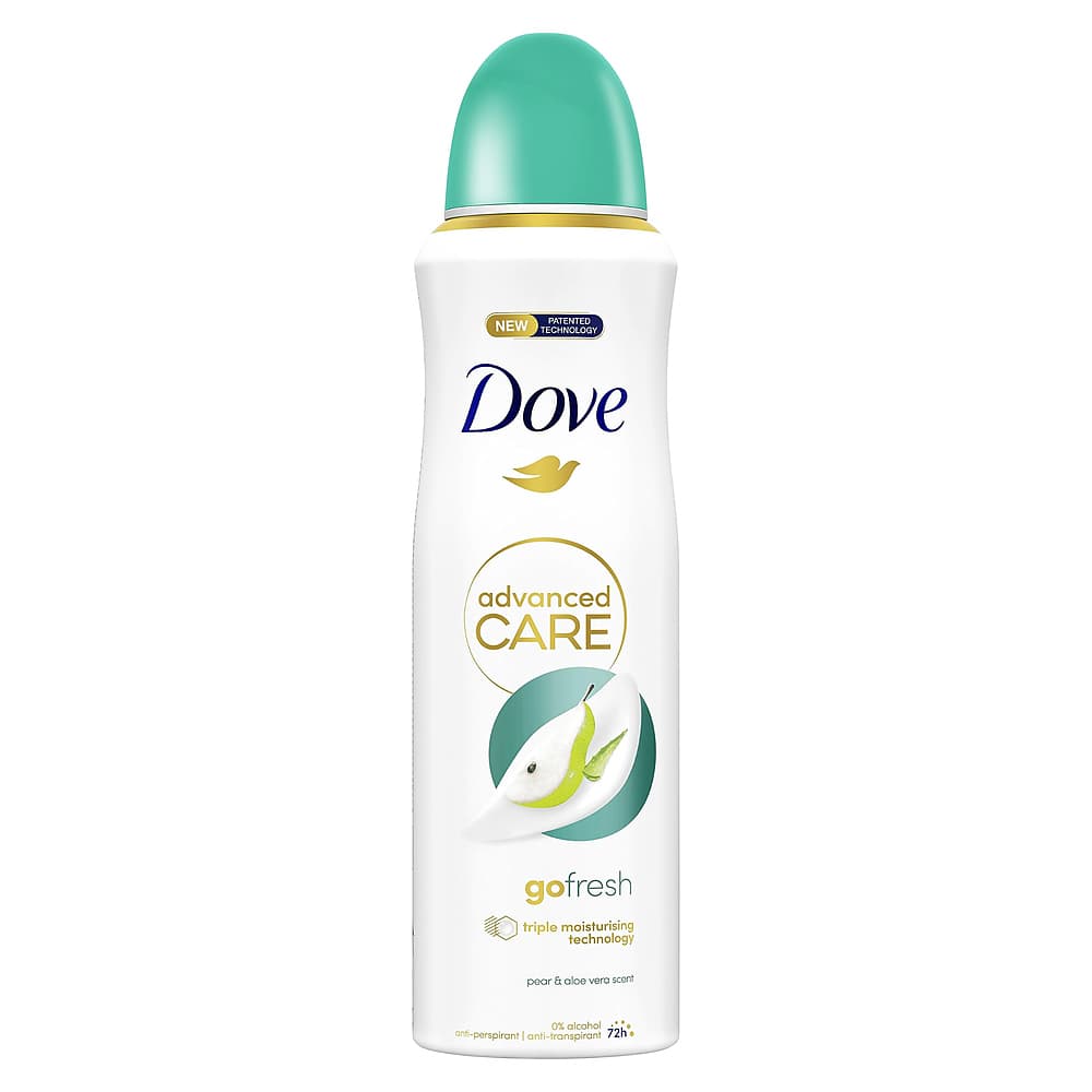 اسپری ضد تعریق داو با رایحه گلابی و الورا حجم 250 میل Dove Go Fresh Pear and Aloe Vera