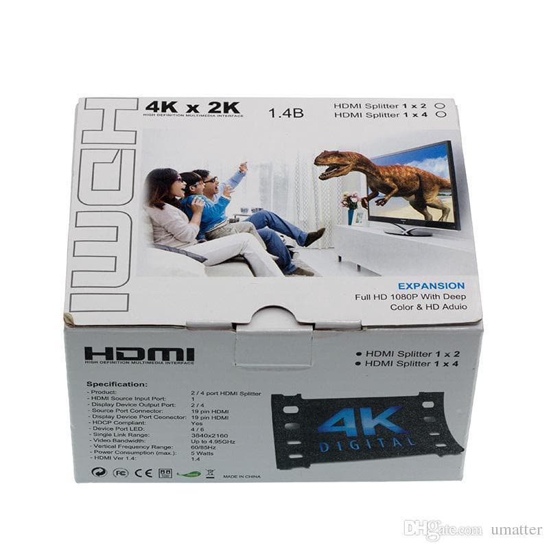 اسپلیتر 1 به 4 HDMI مدل 4K/2K 1.4B — تصویر ۴