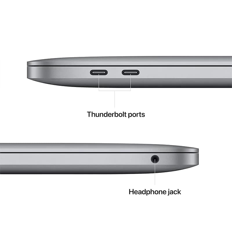 لپ تاپ استوک اپل مدل MACBOOK PRO 2022 سایز 13.3 اینچی پردازنده M2 رم 8 گیگابایت هارد 256 گیگ SSD گرید open box — تصویر ۳