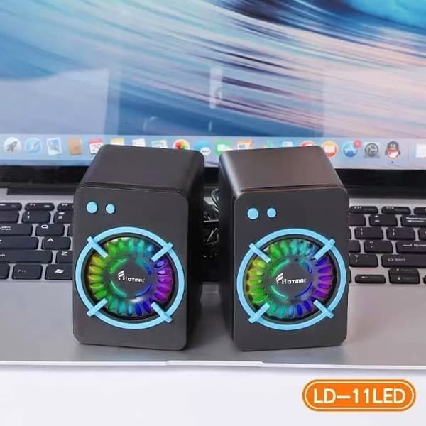 اسپیکر رومیزی سیم‌دار HOTMAI مدل LD-11LED — تصویر ۵