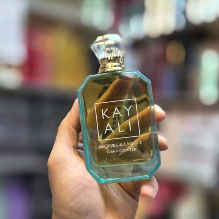 ادو پرفیوم زنانه اماراتی Kayali Maldives in a Bottle Ylang Coco 20 حجم 100 میلی لیتر — تصویر ۳