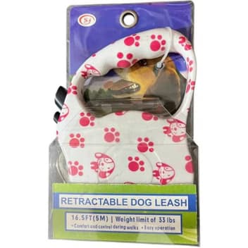 قلاده اتوماتیک سگ 5 متری طرح پنجه Retractable Dog Leash – 5 Meter | مناسب سگ‌های کوچک و متوسط