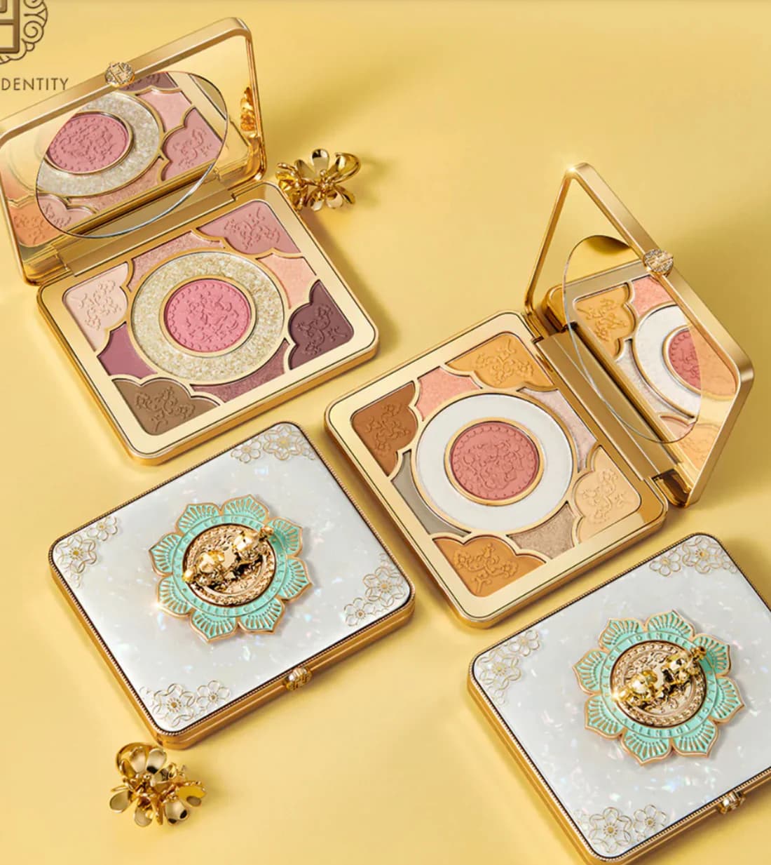 پالت ارایش سایه .هایلایتر. و رژ گونه زیسی مدل سلطنتی شماره 02 ZEESEA Tang Romance Makeup Palette — تصویر ۲