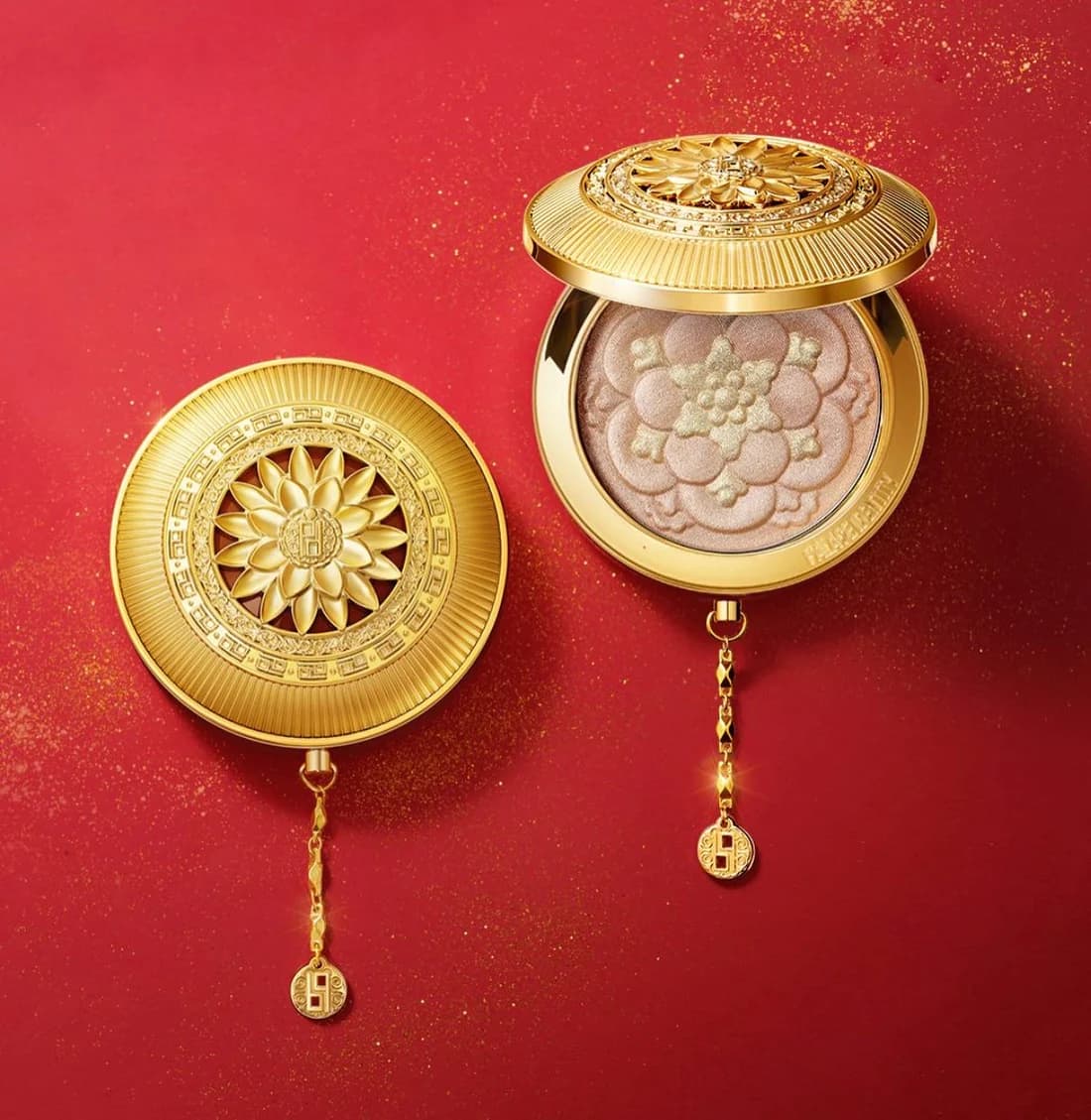 پالت هایلایتر زیسی مدل سلطنتی 9 گرم شماره 01 ZEESEA, PALACE IDENTITY LOTUS HIGHLIGHTER — تصویر ۳