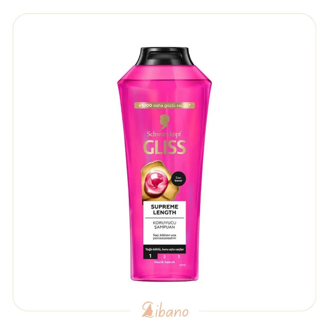 شامپو گلیس مدل SUPREME LENGTH حجم 400 میل
