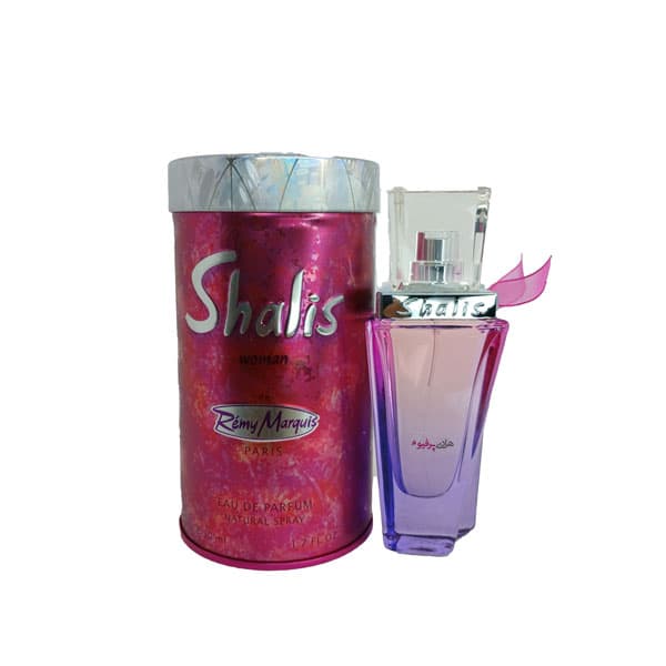 عطر ادکلن شالیز زنانه صورتی Remy Marquis Shalis حجم 50 میلی لیتر