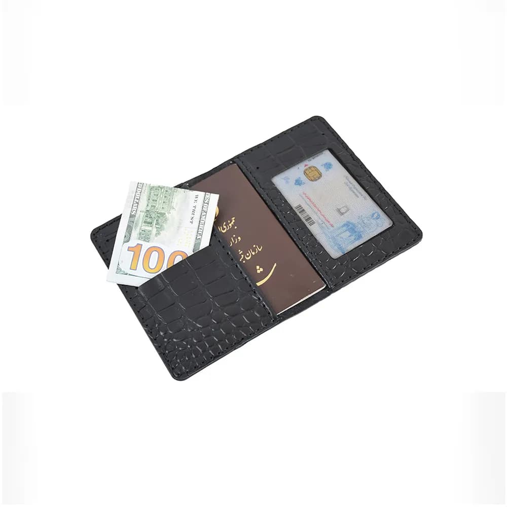کیف مدارک چرم دست‌دوز مدل po136 — تصویر ۶