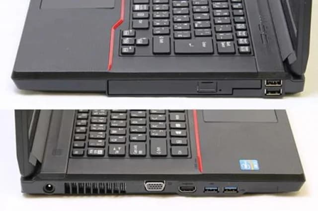 لپ تاپ 15.6 اینچی استوک فوجیتسو مدل Fujitsu LifeBook A573 _ i5 4GB ddr3 250GB hd — تصویر ۳