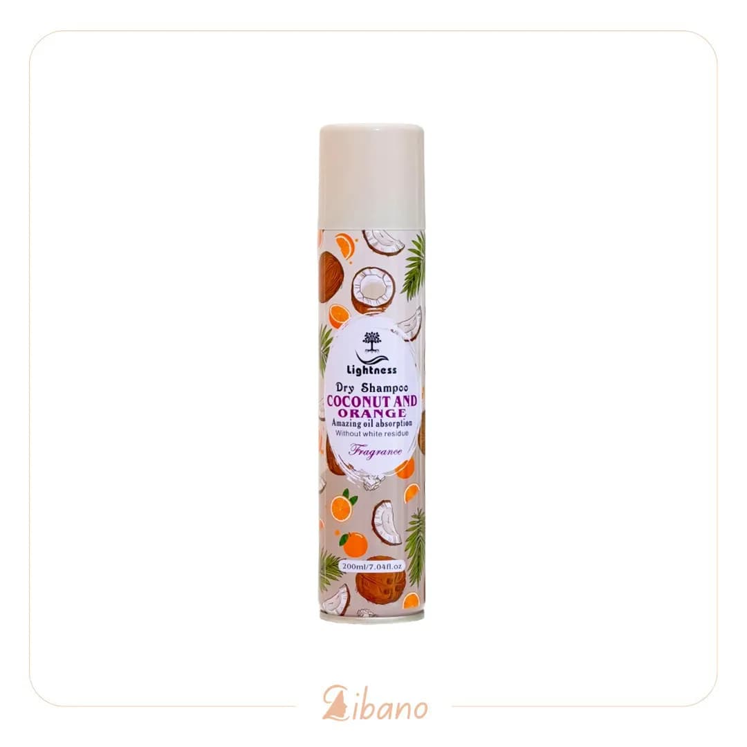 شامپو خشک لایتنس Lightness مدل Coconut & Orange حجم 200ml