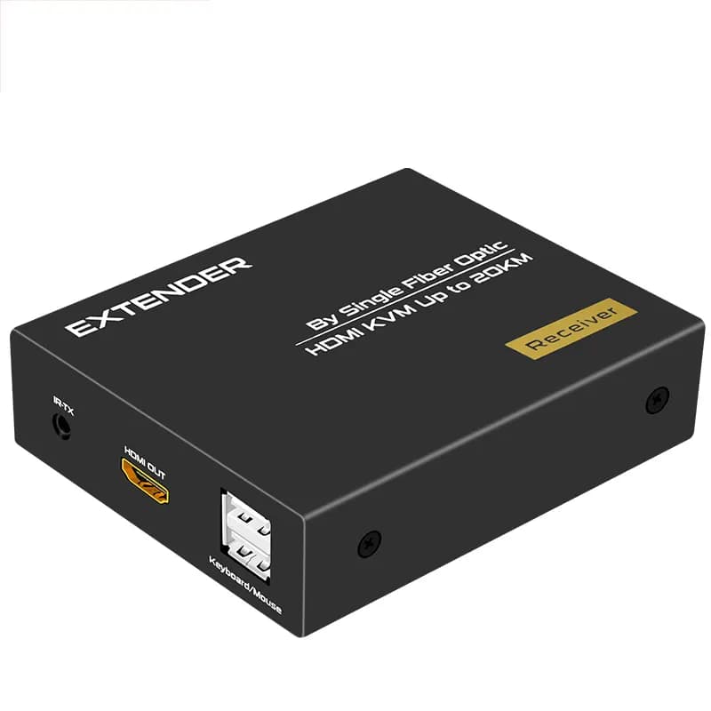 KVM اکستندر HDMI فیبر نوری تا فاصله 20 کیلومتر مدل HUK20با قابلیت IR — تصویر ۳