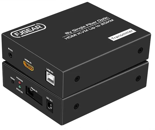 KVM اکستندر HDMI فیبر نوری تا فاصله 20 کیلومتر مدل HUK20با قابلیت IR
