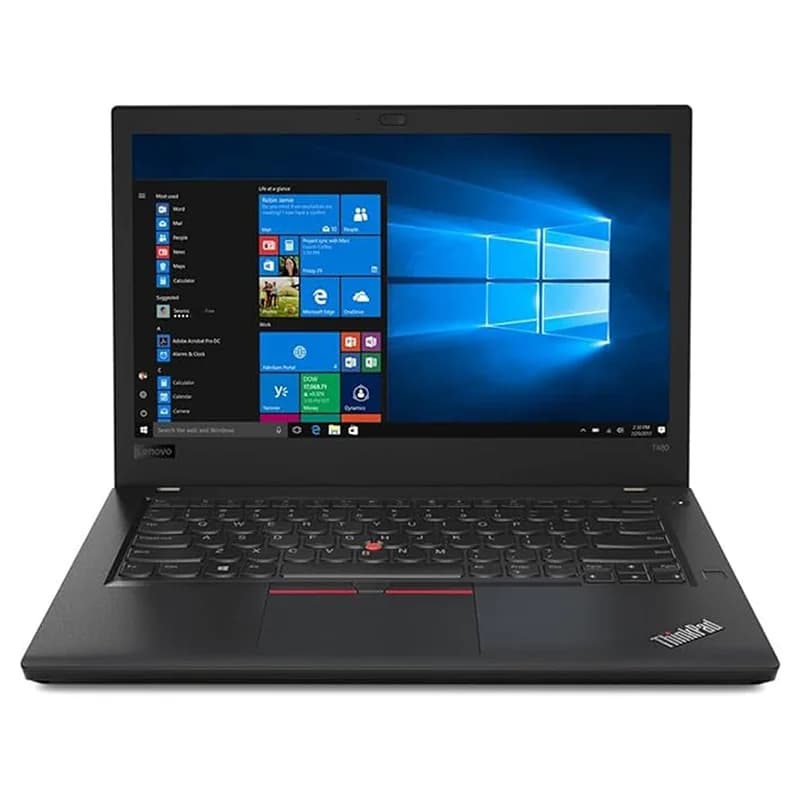 لپ تاپ استوک لنوو مدل ThinkPad T480s صفحه نمایش سایز 14.1 اینچی پردازنده i5 رم 8 گیگابایت هارد 256 گیگابایت SSD گرید ++A
