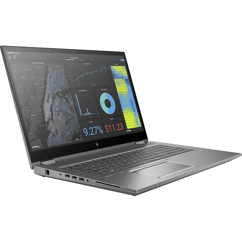 لپ تاپ اچ پی مدل ZBOOK FURY 17 G7 سایز 17 اینچی پردازنده i7 رم 16 گیگابایت حافظه 512 گیگابایت SSD گرید A++ — تصویر ۲