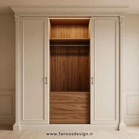 کمد دیواری نئوکلاسیک کد 30326