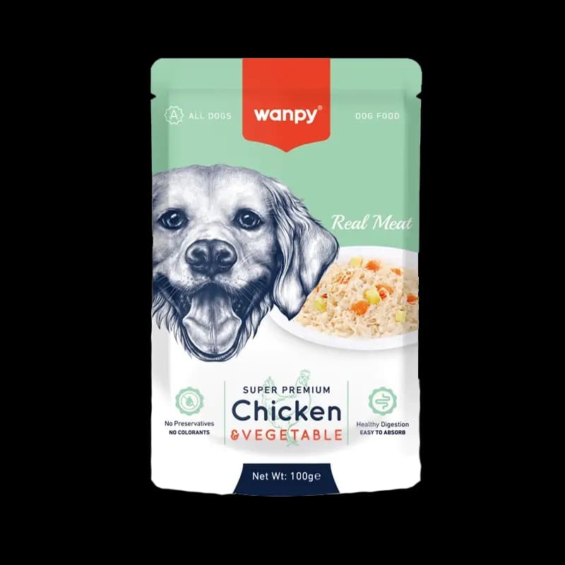 پوچ سگ wanpy در چهار طعم مختلف — تصویر ۴