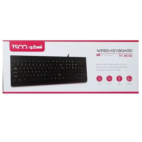 کیبورد و موس بی سیم تسکو مدل Tsco TKM 7019W — تصویر ۸