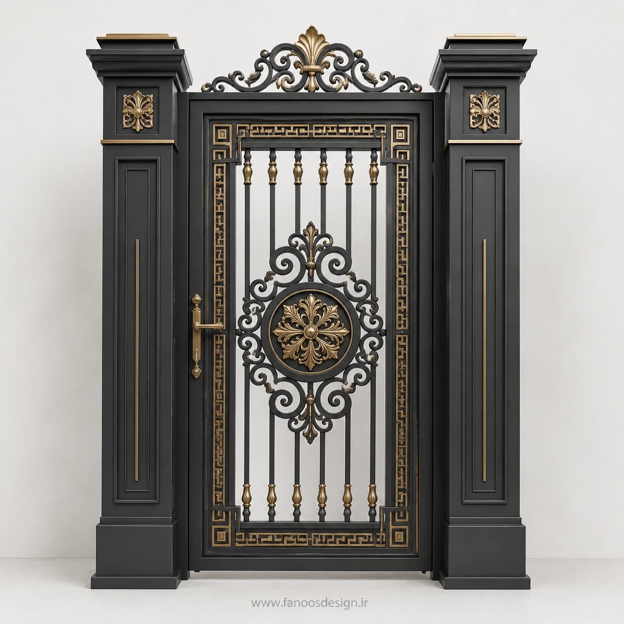 درب نفررو فلزی لوکس – کد 30286