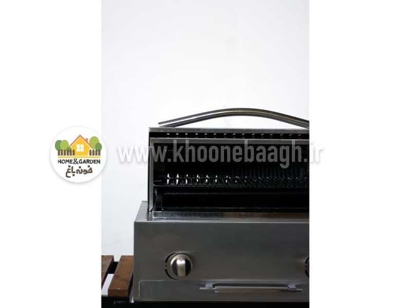 باربیکیو استیل۶۰ سانت تک درب گرد با کابینت — تصویر ۵