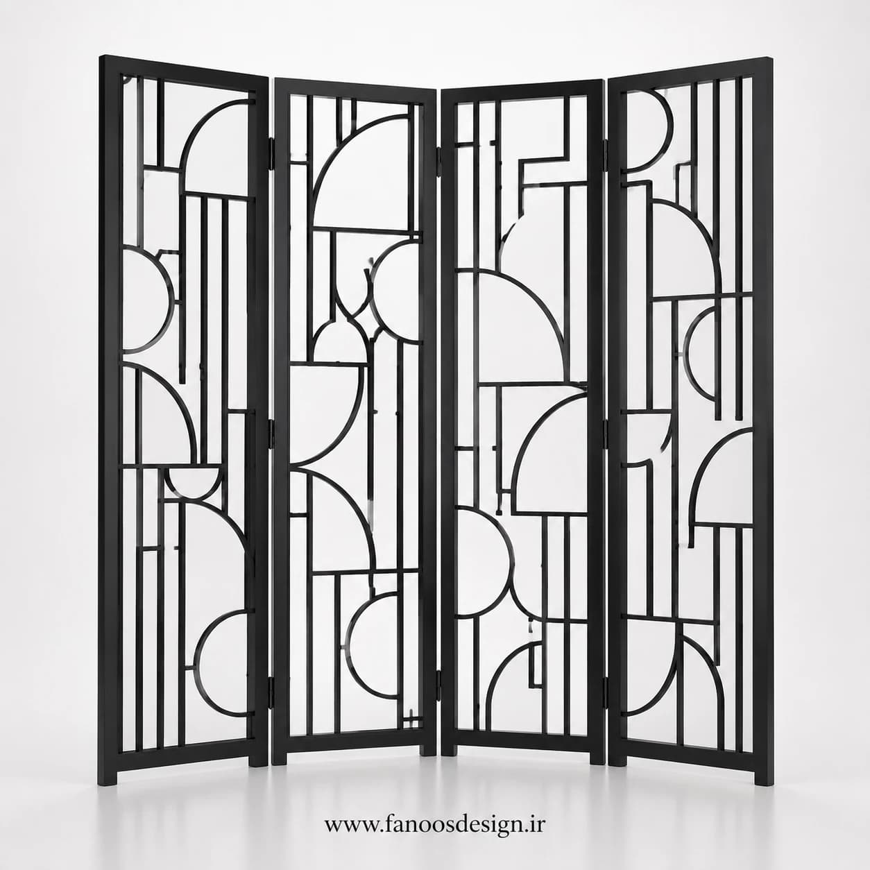 پاراوان فلزی دکوراتیو مدرن – کد 30221