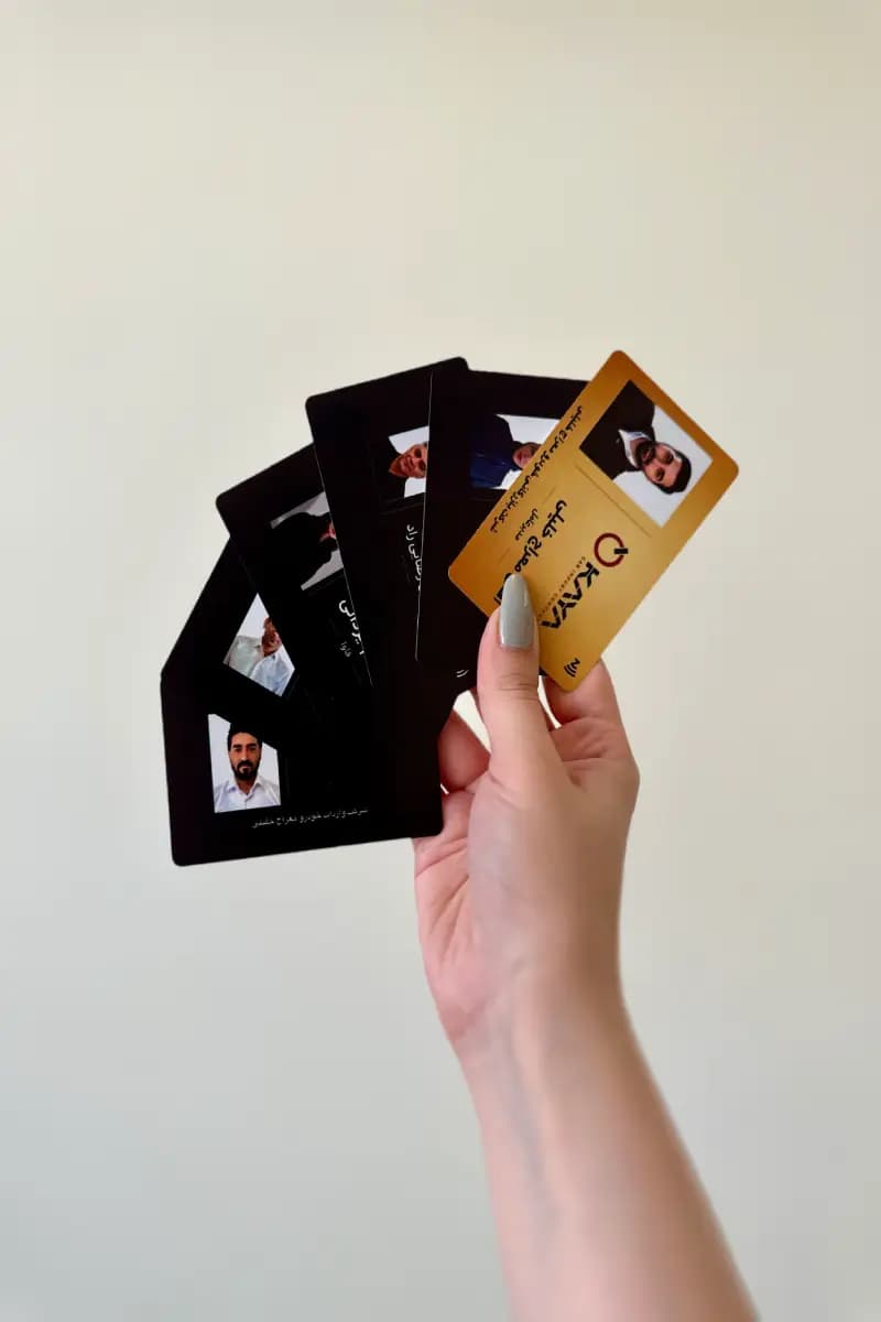 کارت ویزیت بلک تپ طرح دلخواه (کاستوم) — تصویر ۶