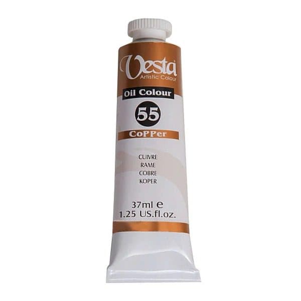 رنگ روغن وستا مدل copper حجم 37 میلی لیتر کد 55