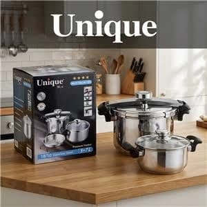زودپز دوقلو یونیک مدل UM1500 ظرفیت 5 و 7 لیتری