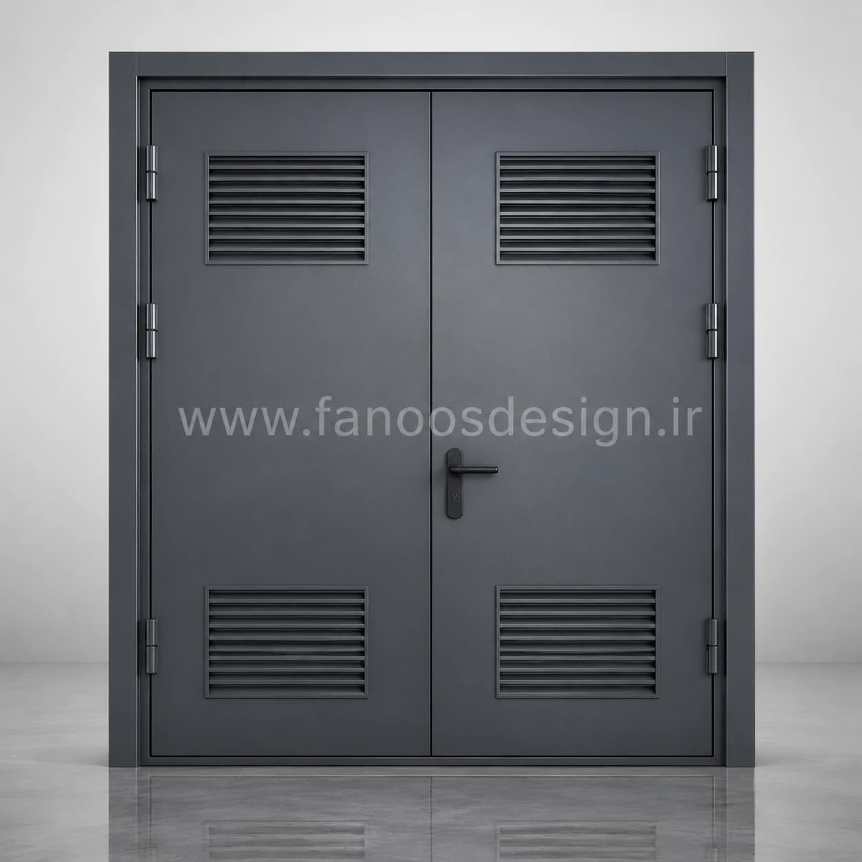 درب فلزی دوجداره تاسیساتی کد 30705
