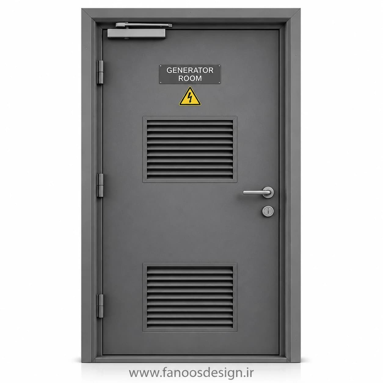 درب فلزی اتاق ژنراتور کد 30703