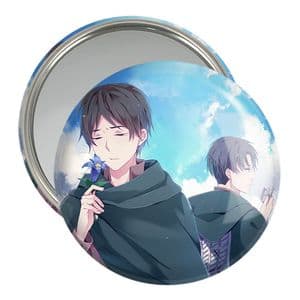 آینه جیبی خندالو مدل لیوای و ارن انیمه اتک آن تایتان Attack on Titan کد 11032