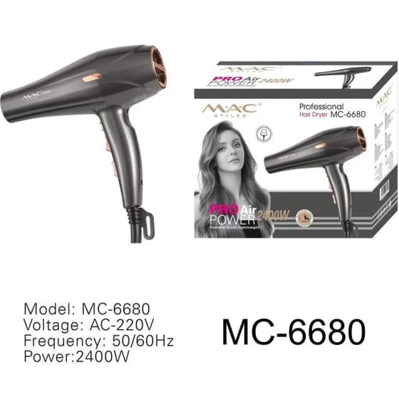 سشوار حرفه‌ای مک استایلر (MAC Styler) مدل MC-6680
