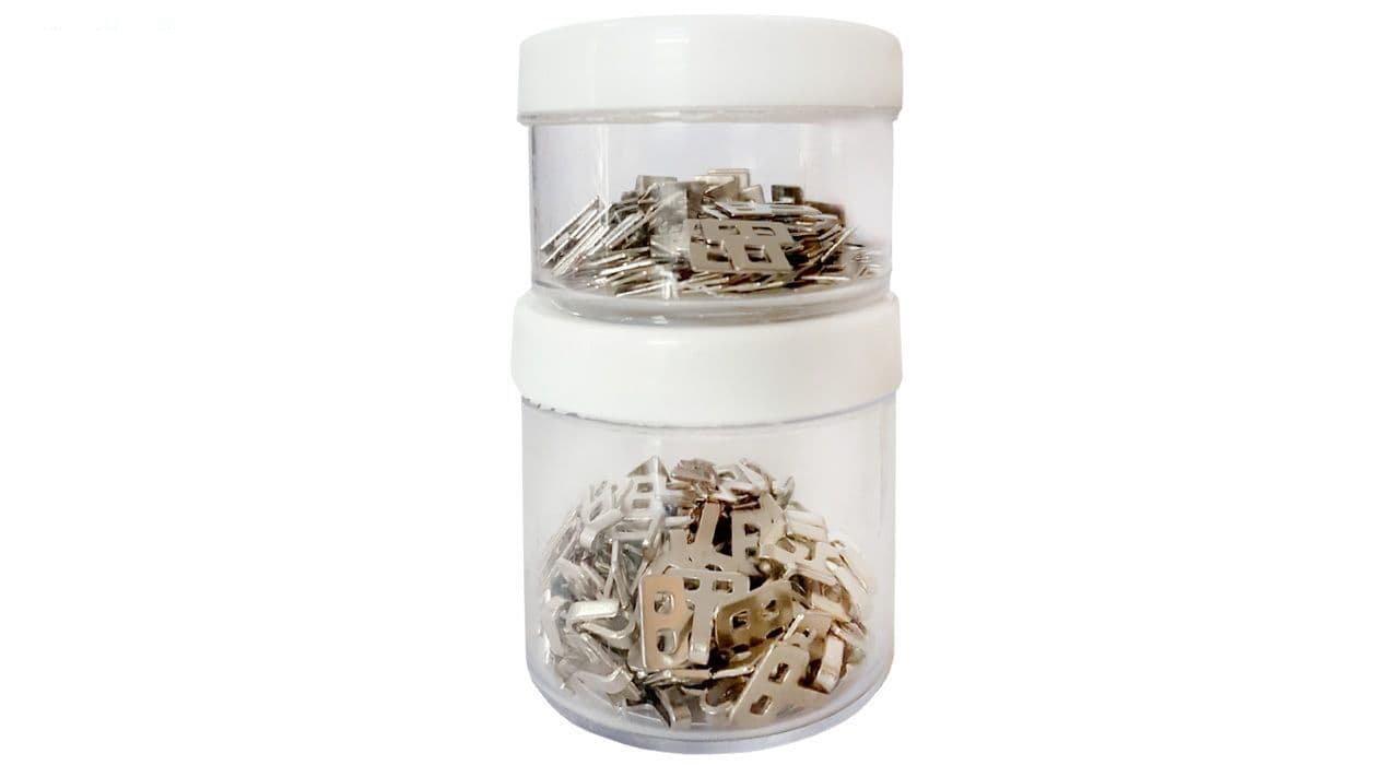 قزن لباس استیل کلاسیک (نقره ای) بسته 50 عددی — تصویر ۲