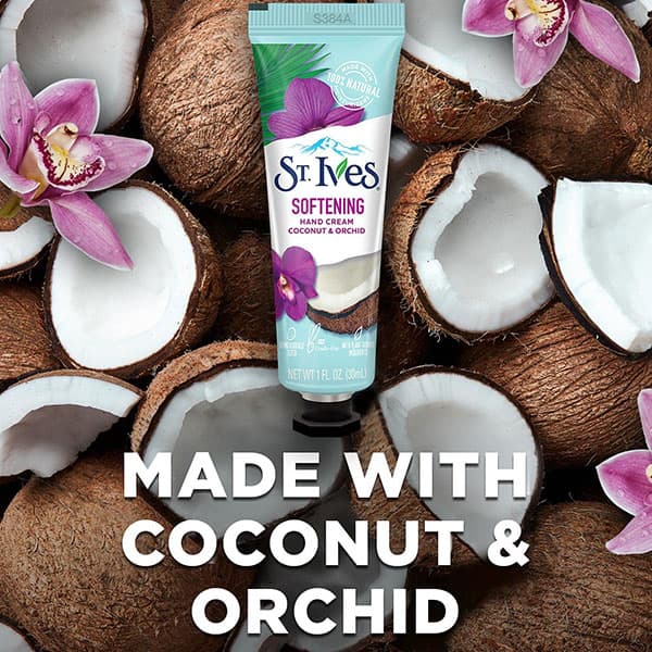 کرم دست نارگیل و گل ارکیده سینت ایوز St.ives Hand Cream Coconut & Orchid 30Ml — تصویر ۲