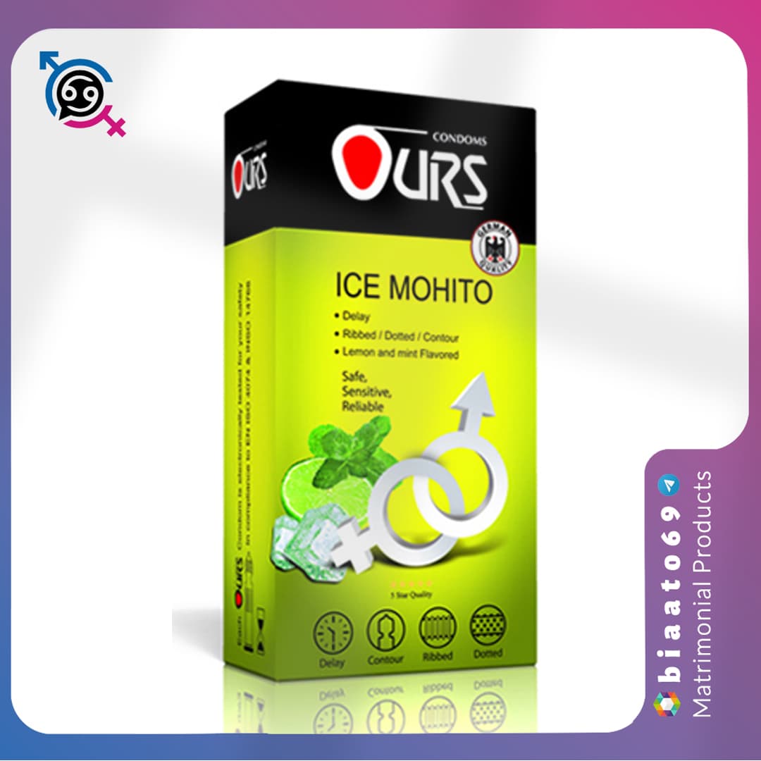 کاندوم اورز مدل موهیتو یخ Ice mohito