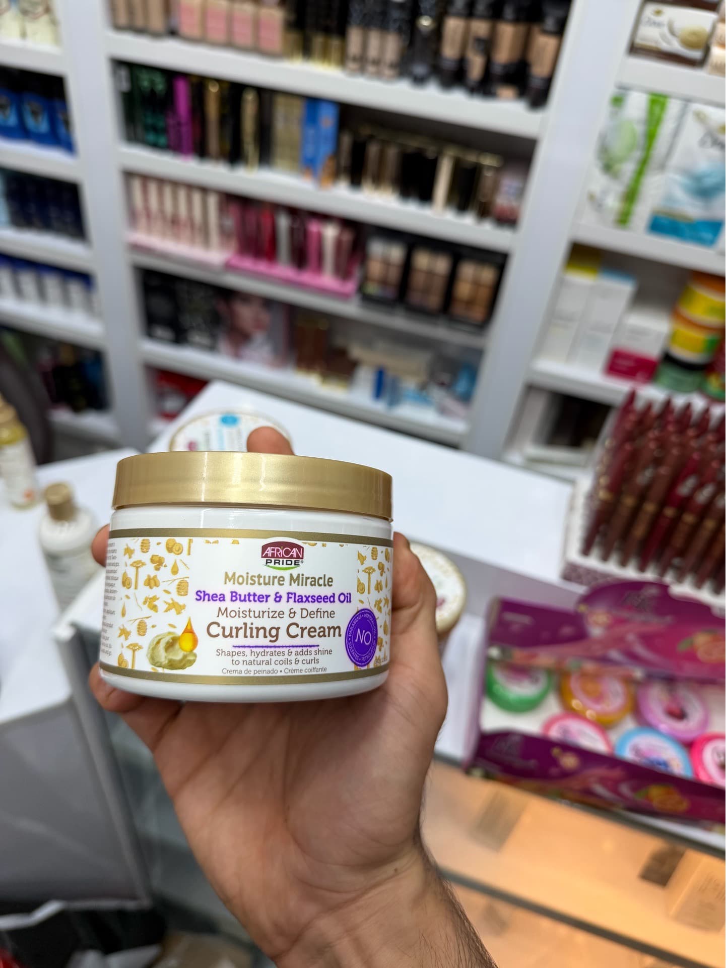 ماسک مو آفریکن پراید مدل Flaxseed Oil & Shea Butter حجم 340 میل اصل — تصویر ۲