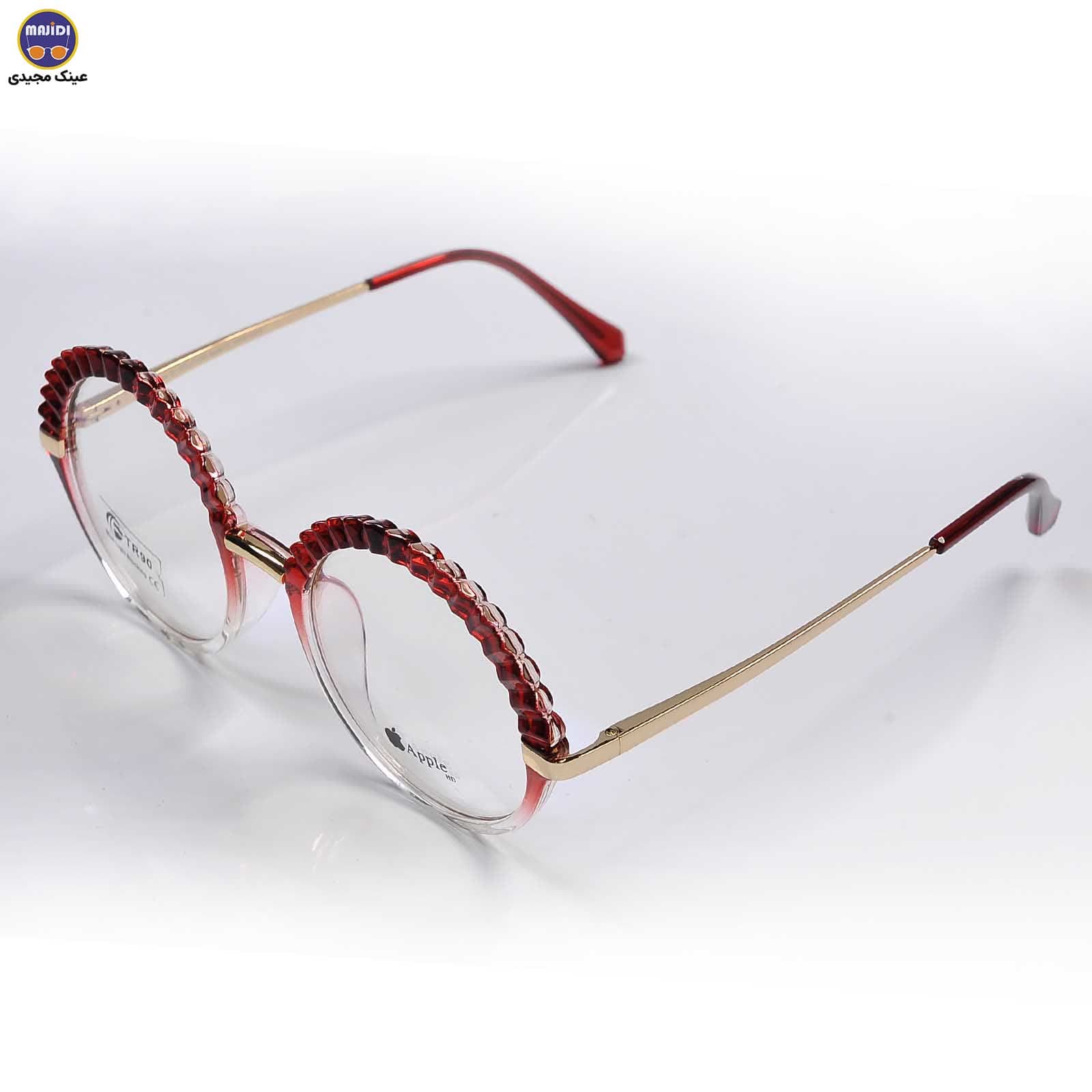 عینک طبی زنانه اپل مدل 95791 قرمز — تصویر ۳