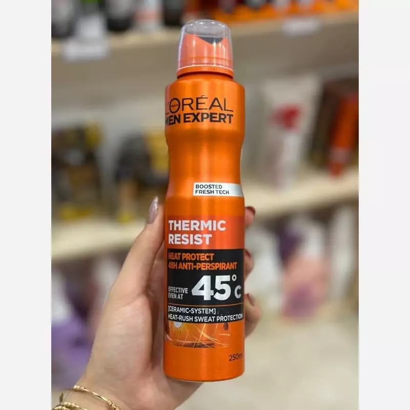 اسپری زیر بغل لورال مردانه مدل Thermic Resist — تصویر ۲